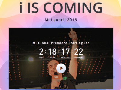 Xiaomi  -  "i IS COMING"