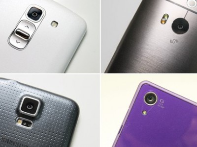 HTC One (M8), Samsung Galaxy S5, LG G Pro 2  Sony Xperia Z2:  