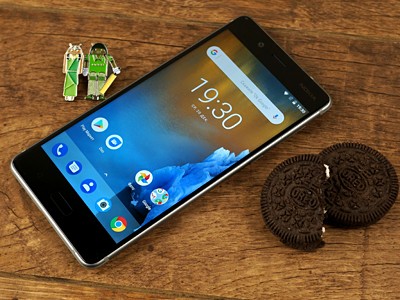 Android 8.0  Nokia 8.       Oreo