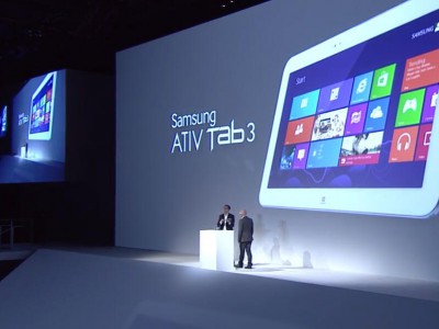 Samsung Premiere Event:     Ativ Tab 3