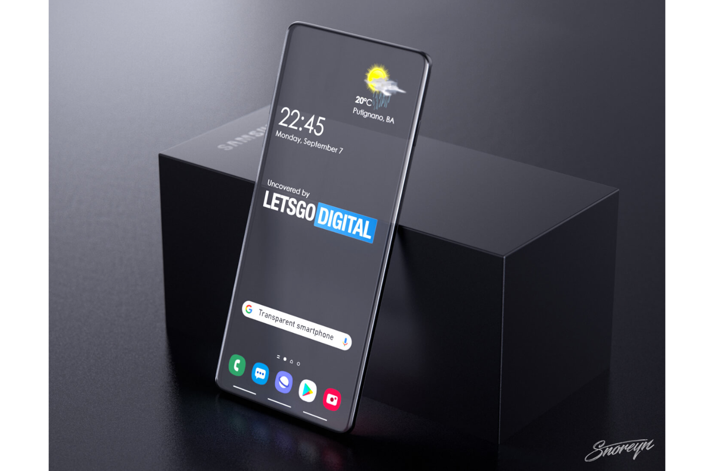 Samsung запатентовала прозрачный смартфон с OLED-дисплеем - 4PDA