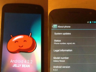 Android 4.2.2 Jelly Bean     5.0 Key Lime Pie