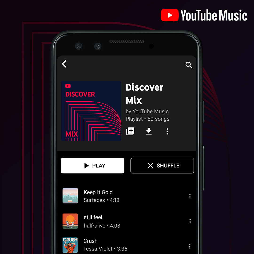 Обновление YouTube Music существенно упрощает поиск новой музыки - 4PDA