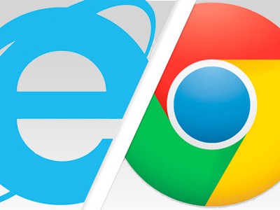 Google Chrome  Internet Explorer      