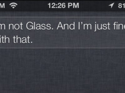 Siri   Google Glass?