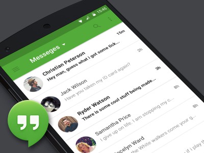 Google     Hangouts  Android-