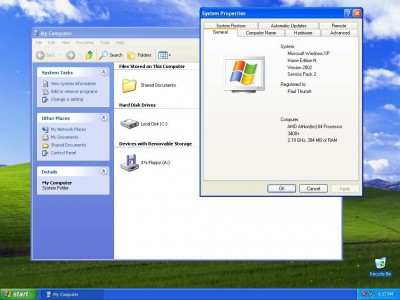 Microsoft    Windows XP,   svchost