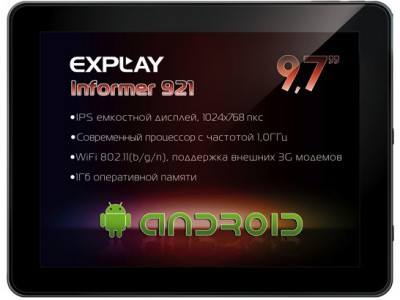 Explay Informer 921 -    9.7'' IPS 