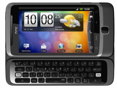 HTC Desire Z - Android   QWERTY 