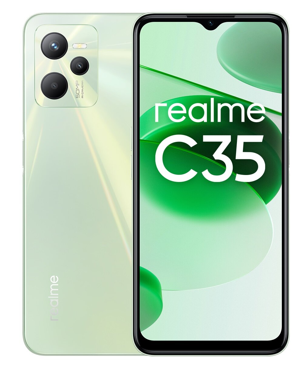 Российская премьера realme C35: яркий внешний вид, камера 50 Мп и ёмкий АКБ  - 4PDA