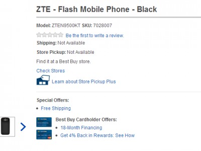 ZTE Flash  Sprint   