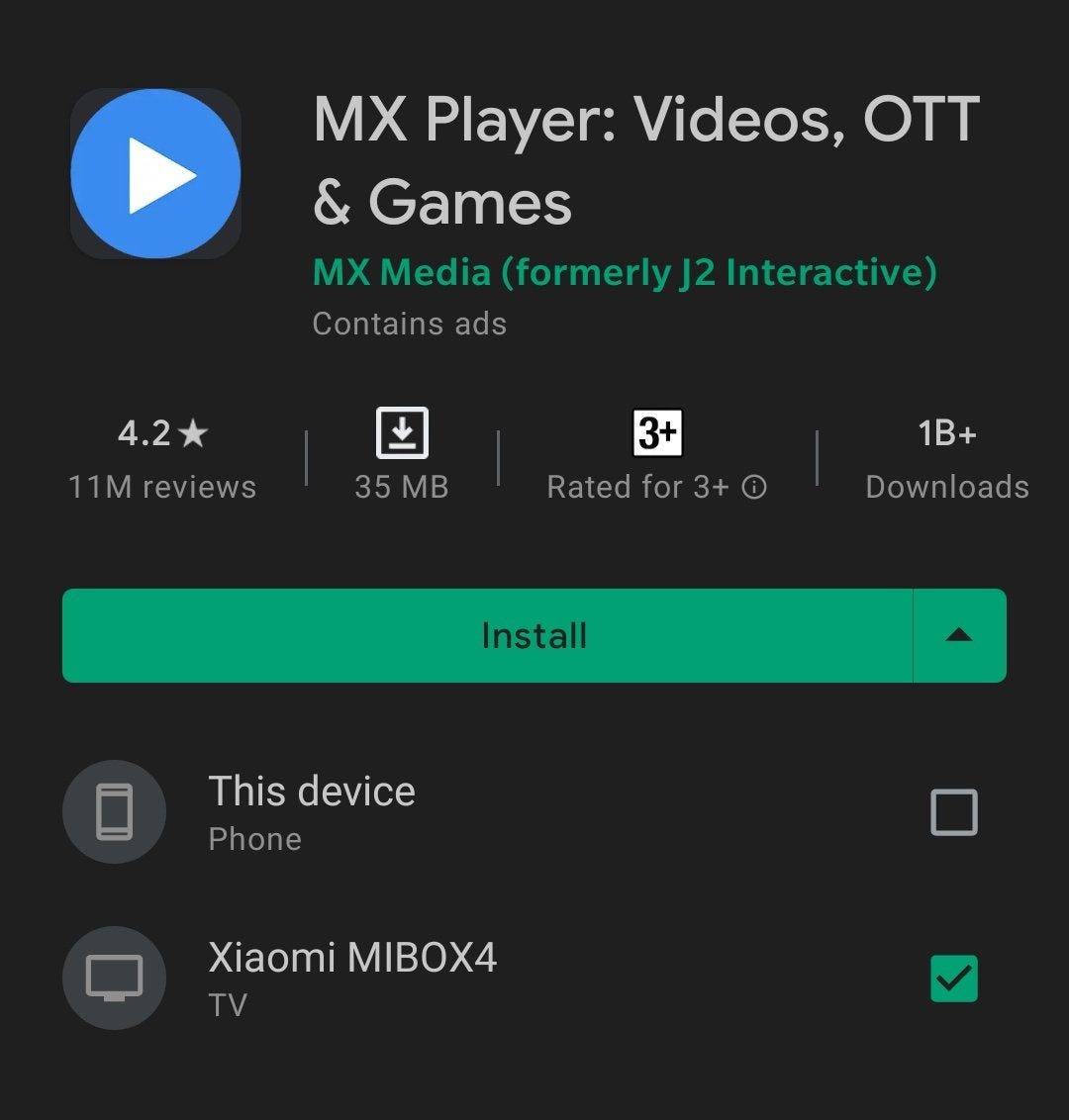 Обновление Google Play: приложения на ТВ можно установить со смартфона -  4PDA