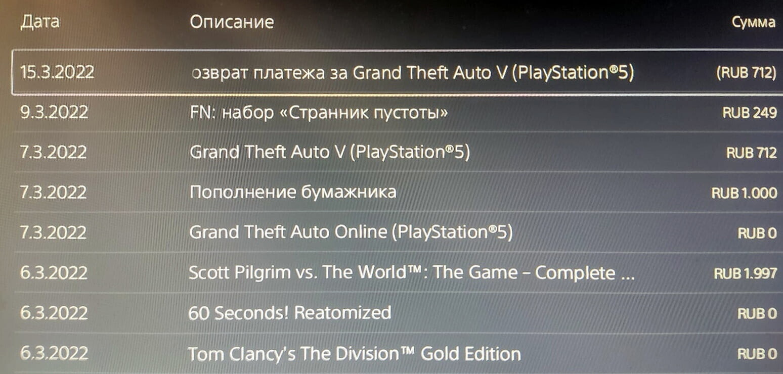 Российским покупателям версии GTA V для PS5 возвращают деньги. Есть нюанс -  4PDA