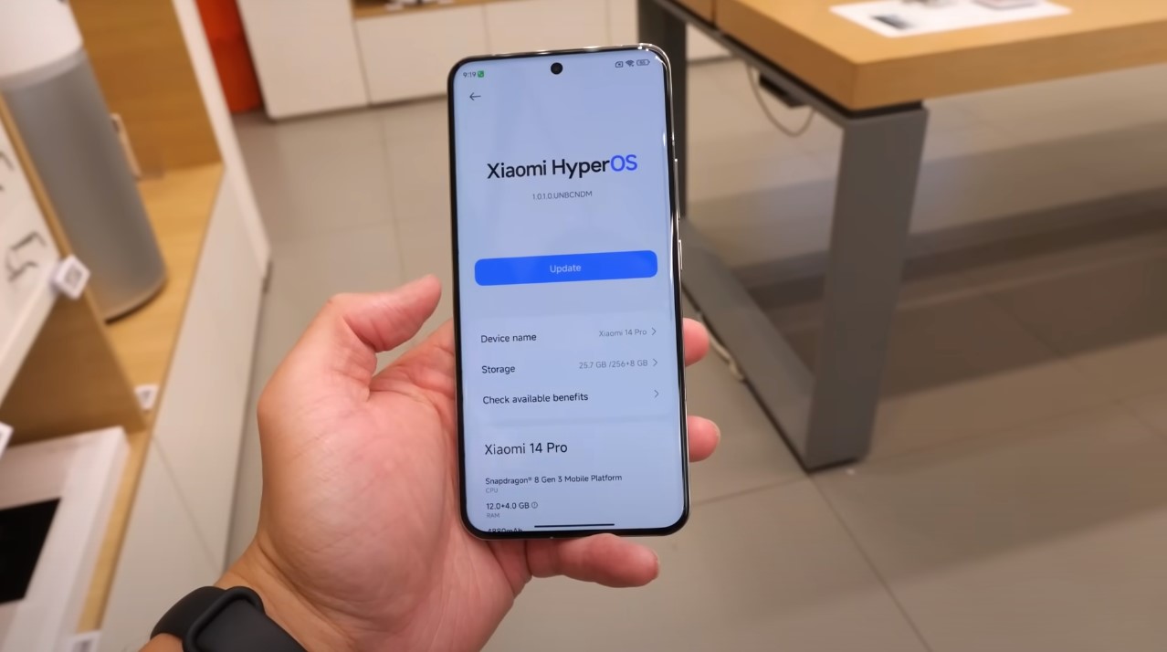 HyperOS на Xiaomi 14 показали «вживую» и протестировали в бенчмарке [ВИДЕО]  - 4PDA