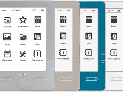 E-Ink  teXet  hi-tech : TB-504  TB-506