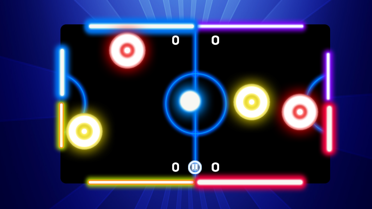 Air Hockey Glow Edition — неоновый аэрохоккей для четверых игроков - 4PDA