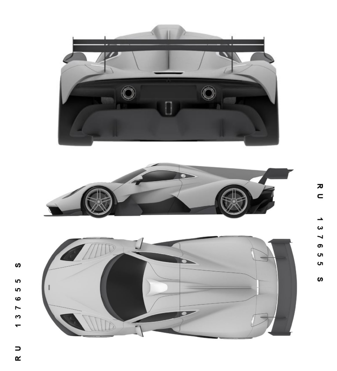 В России запатентовали новый спорткар. Вот как он выглядит - 4PDA