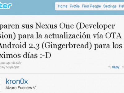 Google    Nexus One  Android Gingerbread