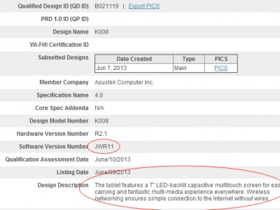 ASUS    Android 4.3