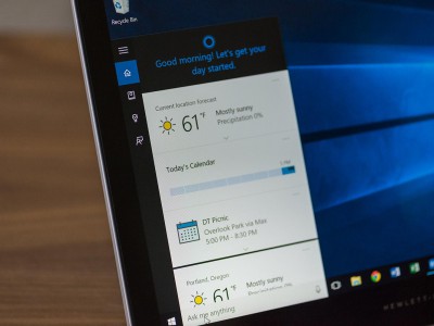 Microsoft     Cortana  Windows 10 Redstone 2