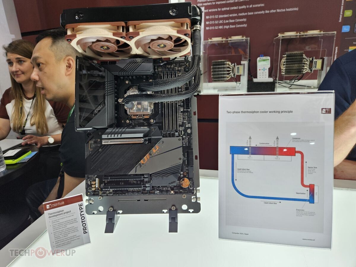 Noctua показала необычный прототип «водянки» без помпы - 4PDA