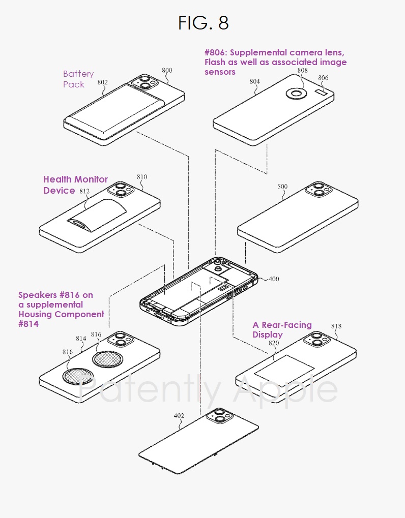 Apple запатентовала съёмные модули для «прокачки» iPhone - 4PDA