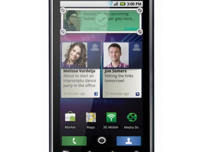 Motorola Milestone 2    Android Gingerbread