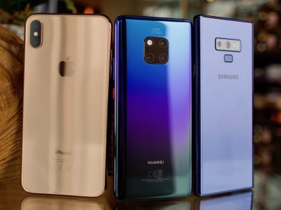   Huawei Mate 20 Pro    Apple  Samsung