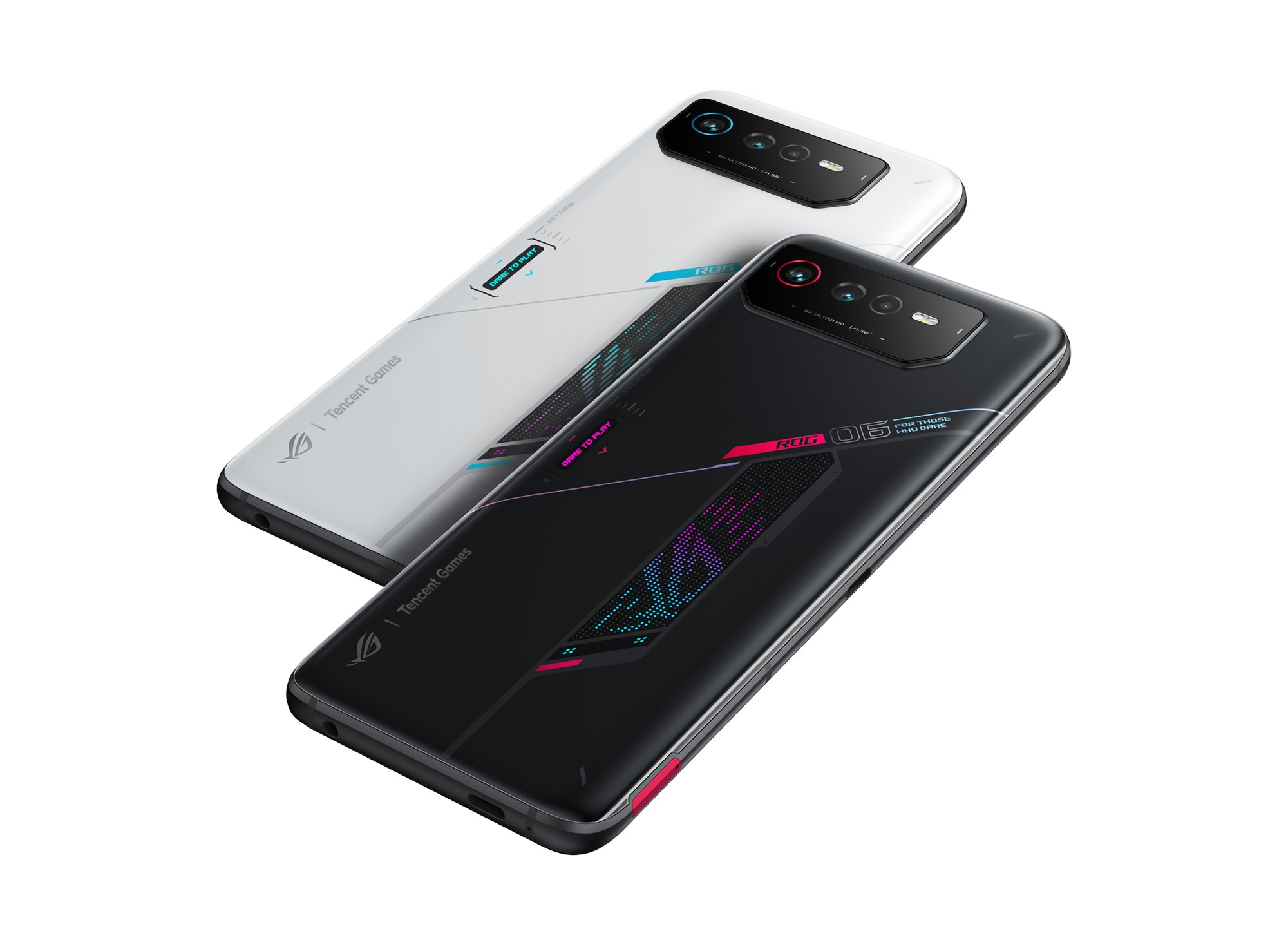 ASUS ROG Phone 6 во всех деталях и в двух цветах на официальных рендерах -  4PDA