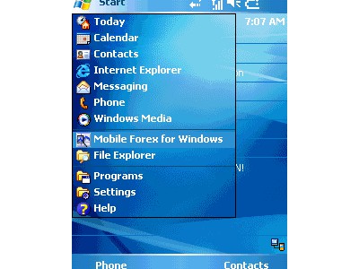    Mobile Forex  Pocket PC, Windows Mobile  Smartphone