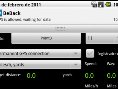 BeBack:  GPS- -