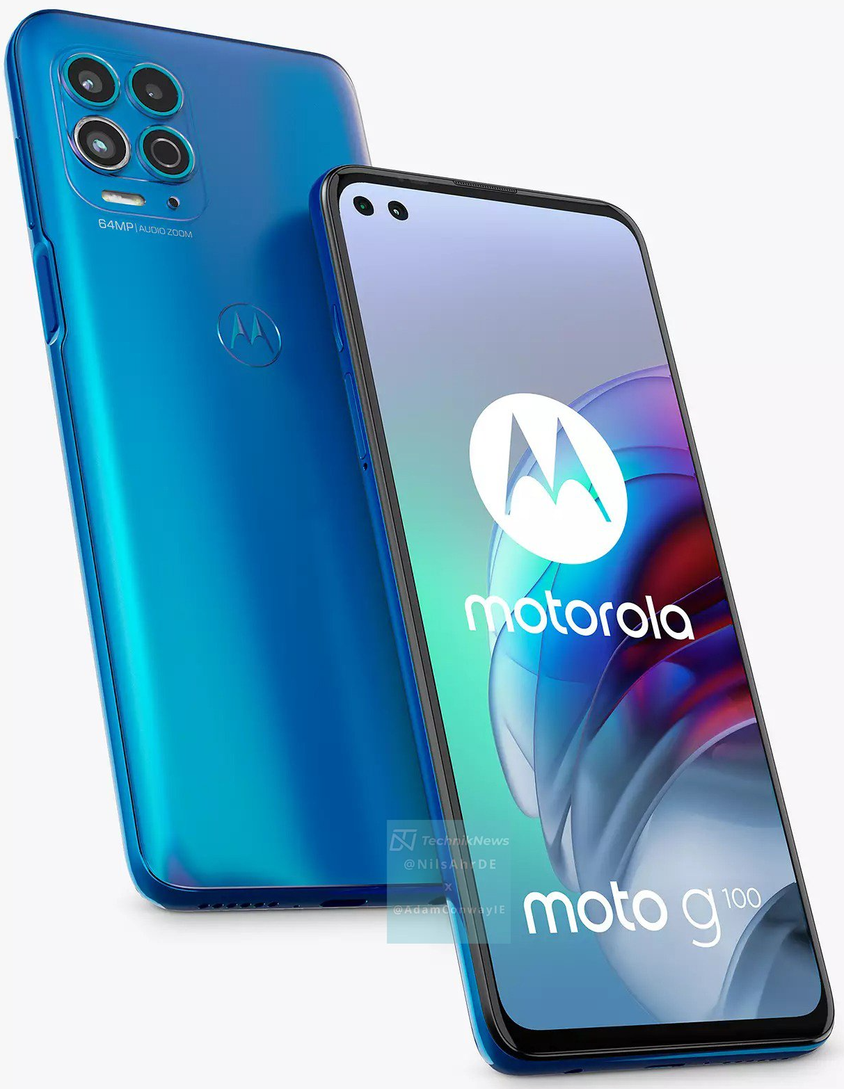 Флагманский Motorola Moto G100 с шестью камерами на пресс-рендерах - 4PDA