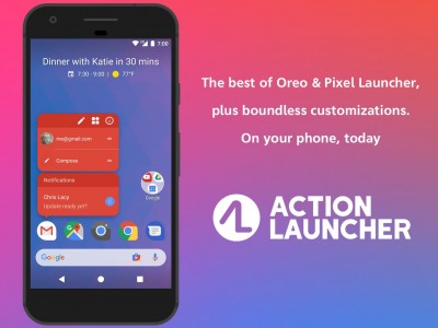  Action Launcher        Android P