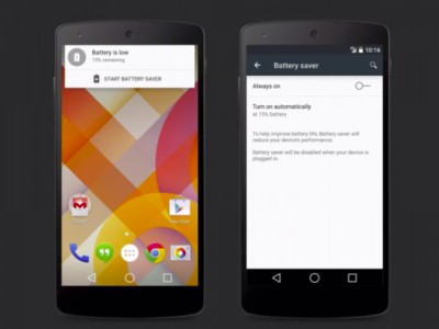 Android L Developer Preview    Nexus 5  7 (2013)