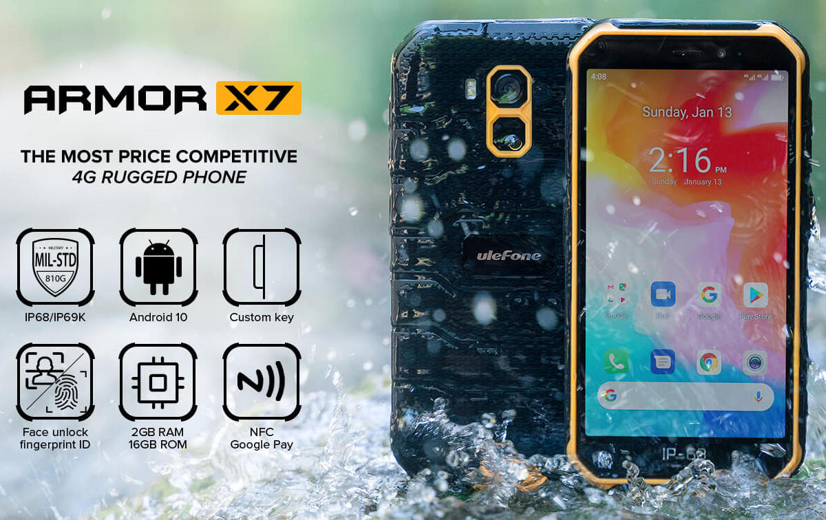 Ulefone Armor X7: смартфон-работяга c NFC за 6800 рублей - 4PDA