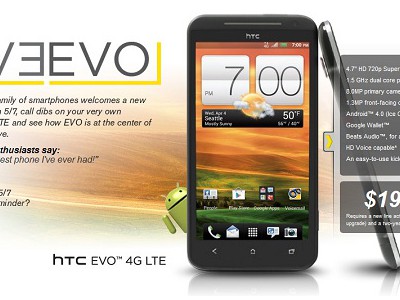 HTC EVO 4G LTE   HTC EVO one