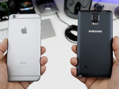 Samsung Galaxy Note 4  iPhone 6    