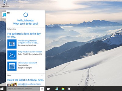   Windows 10 TP   Cortana  Continuum   