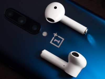      Apple AirPods.    OnePlus