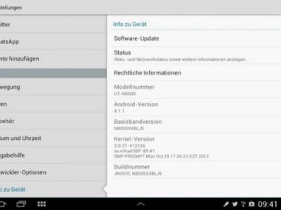  Galaxy Note 10.1    Jelly Bean