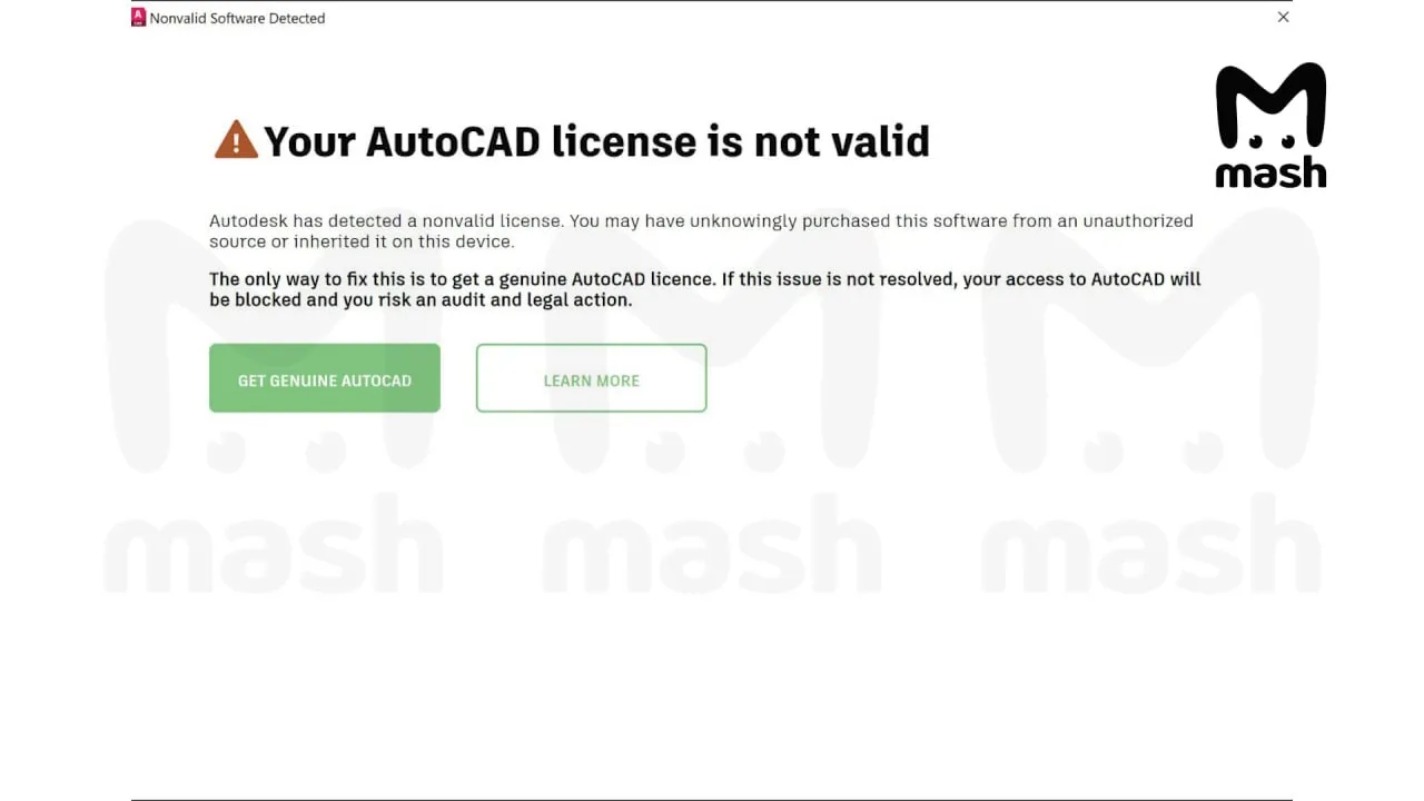 СМИ: в России перестал запускаться лицензионный AutoCAD - 4PDA