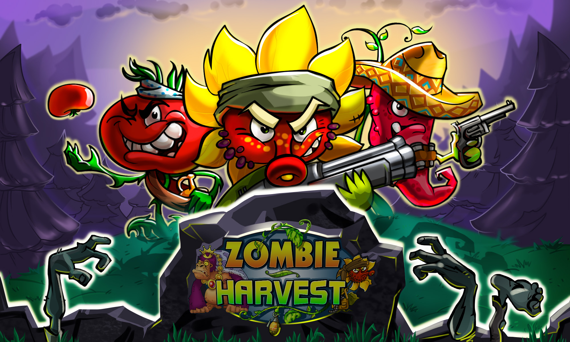 Zombie Harvest — аркада про зомби и овощи выходит и на iOS - 4PDA