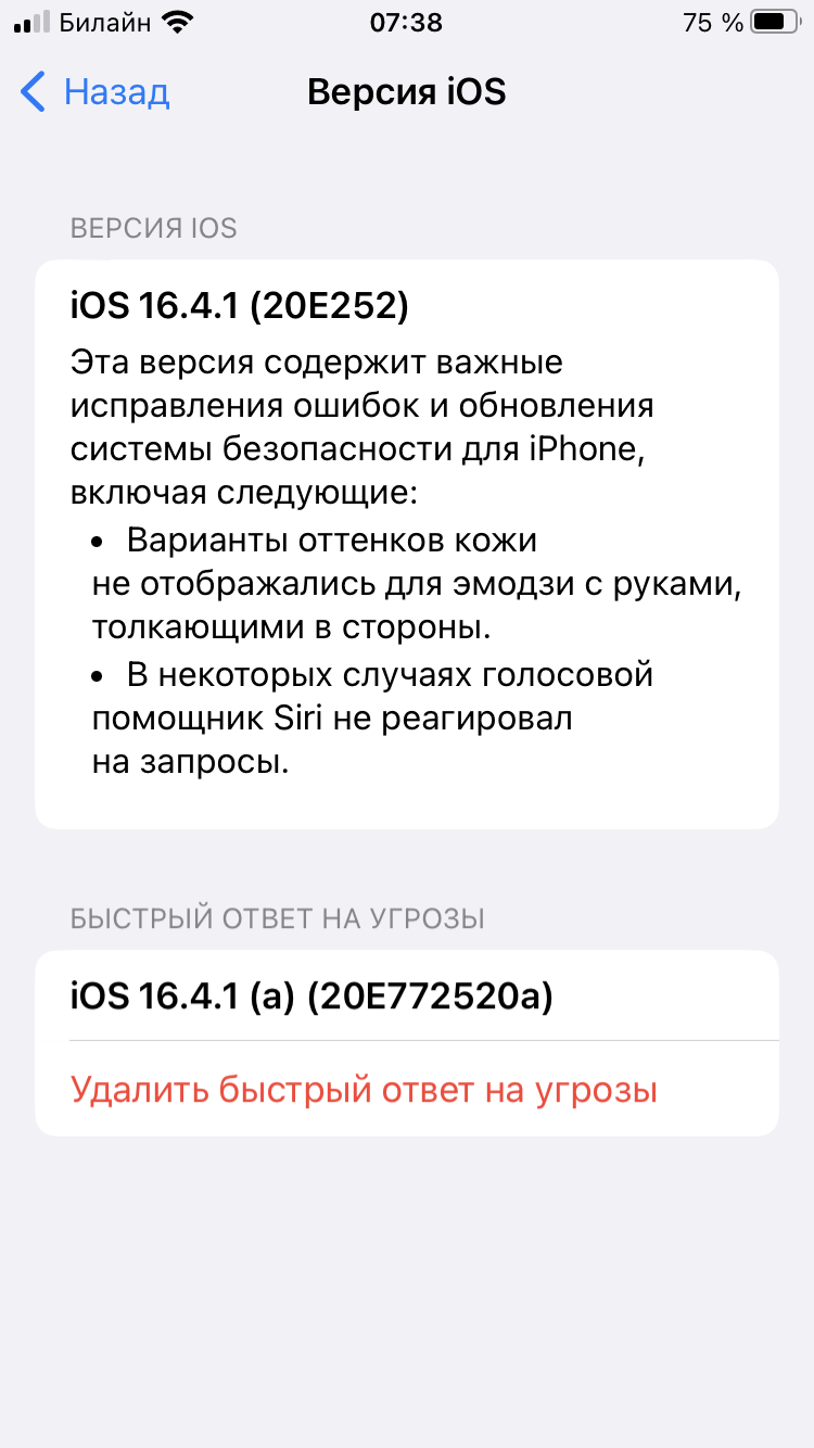 Apple выпустила первый «скоростной» патч безопасности для iOS - 4PDA