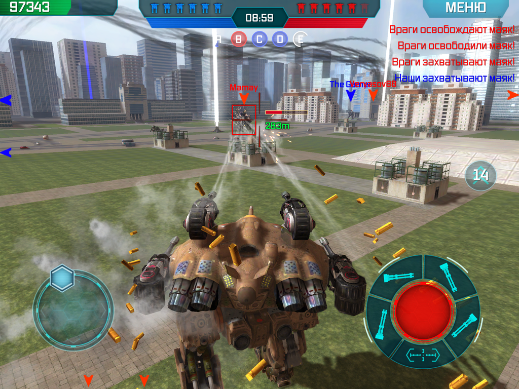 Walking War Robots: PvP бои огромных роботов для Android - 4PDA