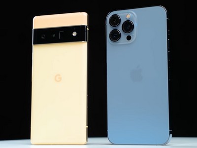 Google Pixel 6 Pro  Apple iPhone 13 Pro Max    