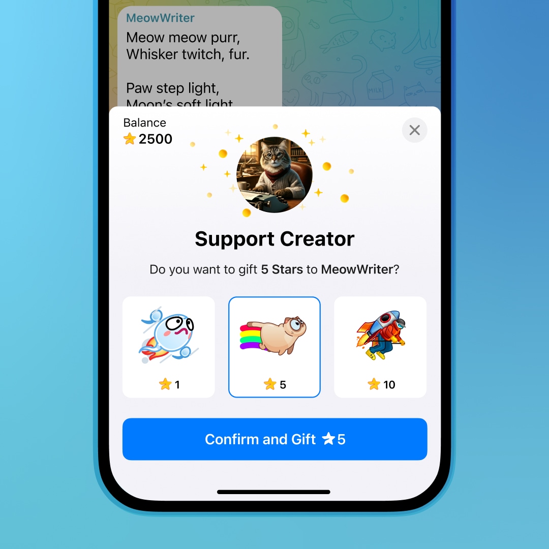 В Telegram появилась «звёздная» валюта для покупки цифровых товаров - 4PDA