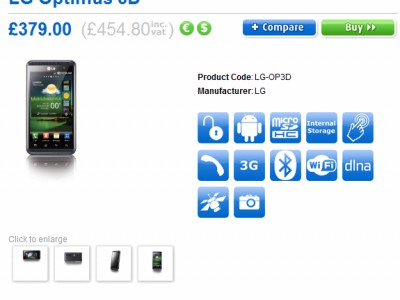  LG Optimus 3D 