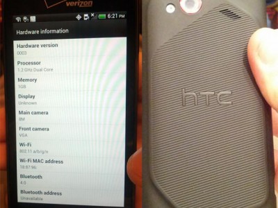 HTC Incredible 4G:    