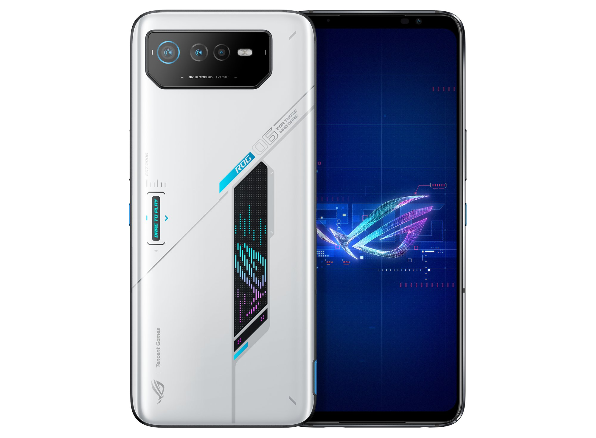 ASUS ROG Phone 6 во всех деталях и в двух цветах на официальных рендерах -  4PDA