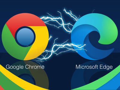 Microsoft Edge     Google Chrome